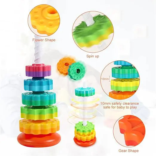 Child's Fun And Educational Color Tower