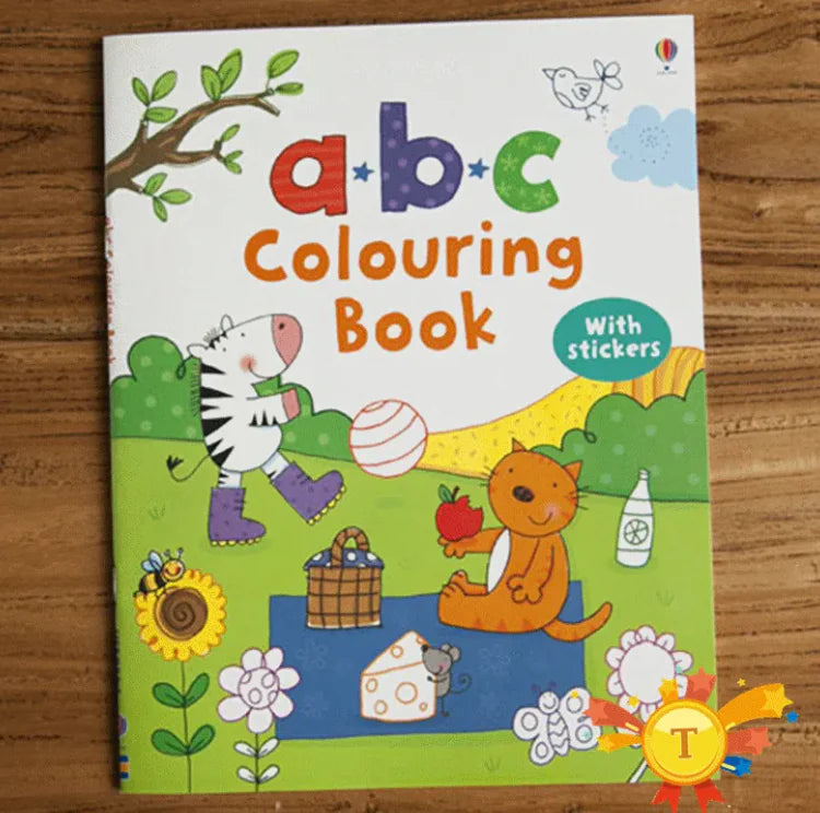 Coloring Sticker Book