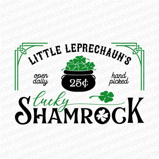 Lucky Shamrock – DTF Transfer