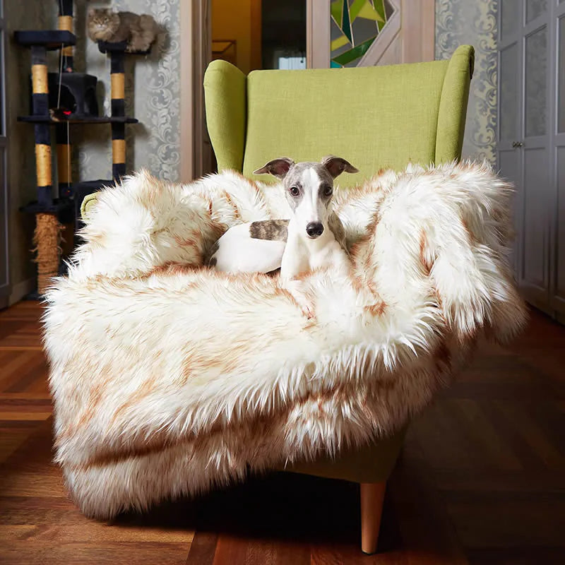 Sherpa Fleece Dog Blanket