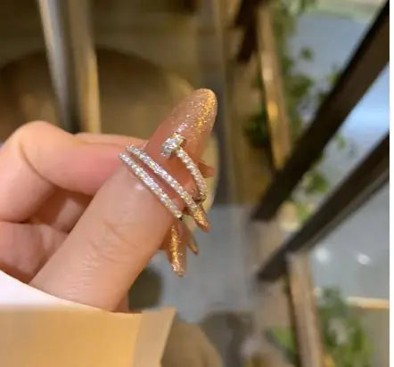 Spiral Nail Ring