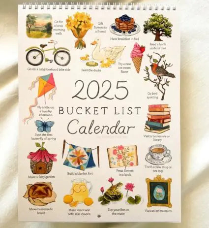 2025 Wish List Calendar