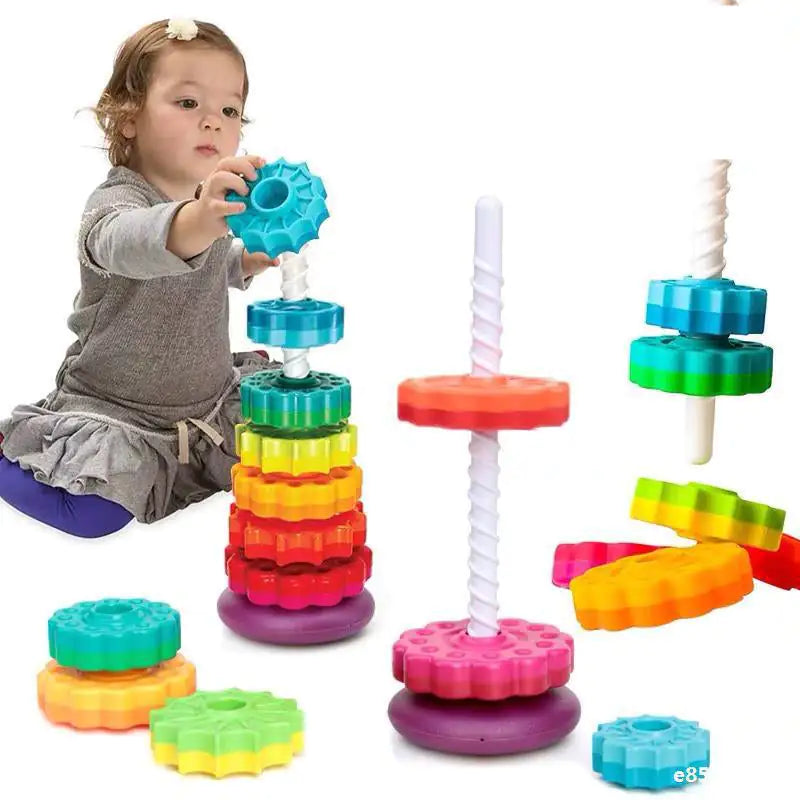 Child's Fun And Educational Color Tower