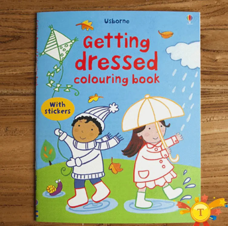 Coloring Sticker Book